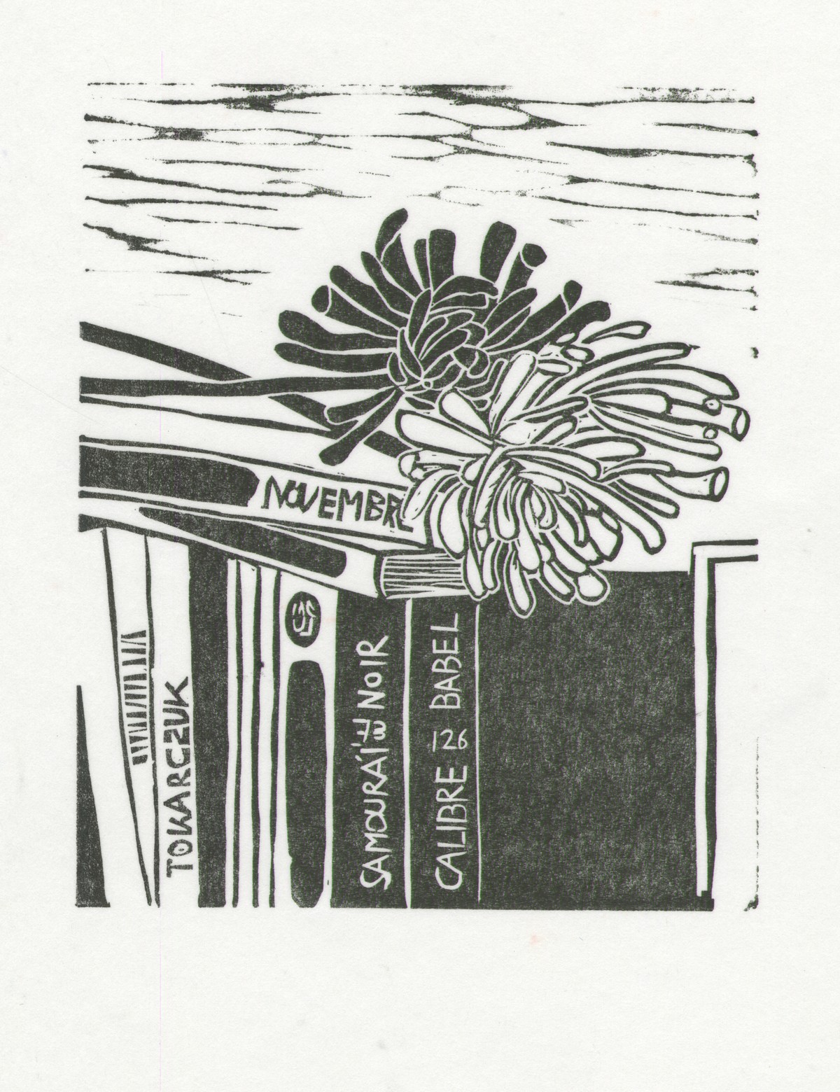 Linogravure, 12.5X15.5cm